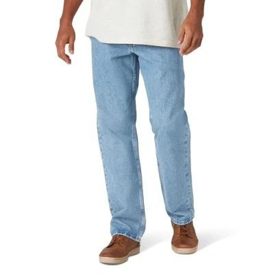 Afbeelding van Wrangler Authentics Men&#039;s Classic Relaxed Fit Jean, Stone Bleach, 32x29