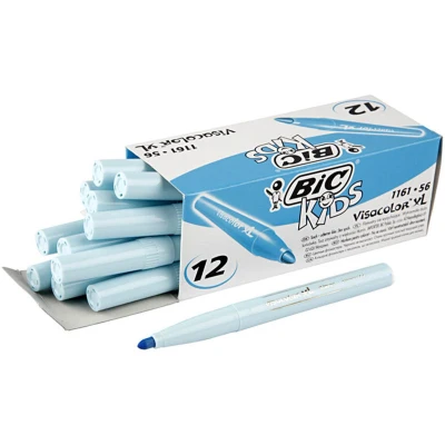 Afbeelding van Bic Kleurstiften Visacolor Xl 3 Mm Lichtblauw 12 Stuks