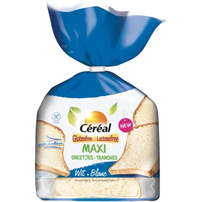 Afbeelding van 3x Céréal Maxi Brood Wit Glutenvrij En Lactosevrij 350 gr