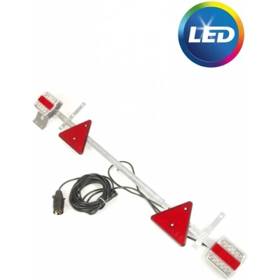Afbeelding van Aanhangwagendirect LED lichtbalk 110 &gt; 160 cm 7 polig 7,5 meter hoofdkabel