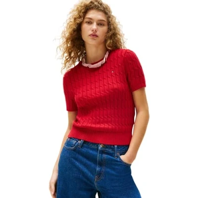 Afbeelding van Tommy Hilfiger Damestrui, Rood (Medium Red), L