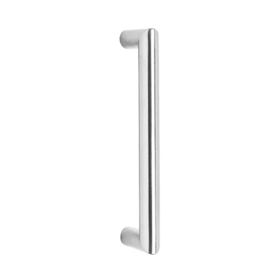 Afbeelding van Deurgreep recht 90 graden 220x65x20 geborsteld RVS