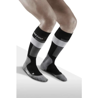 Afbeelding van CEP Ski Merino Compressiekousen Grijs