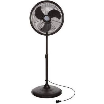 Afbeelding van Staande ventilator Perel Ø 45 cm (3 standen, Nevelfunctie, Zwenkfunctie)