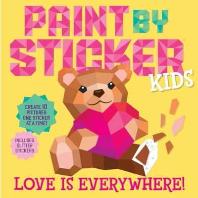 Afbeelding van Paint by Sticker Kids: Love Is Everywhere!: Create 10 Pictures One at a Time! Includes Glitter Stickers