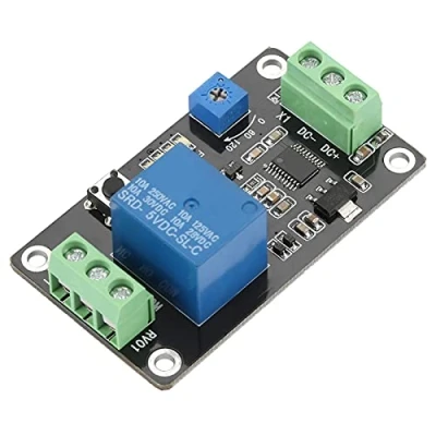 Afbeelding van TRM01 Vertraging Timer Relais DC 5V Zelfsluitende Aan Uit Timing Trigger 0.1 120s