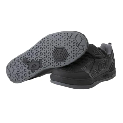 Afbeelding van O&#039;NEAL Fietsschoen Mountainbike MTB DH FR Downhill Freeride Super Grip Outsole, Extra breed klittenband, Mesh Ventilation Transmitter Flat Shoe Volwassen Zwart Maat 42
