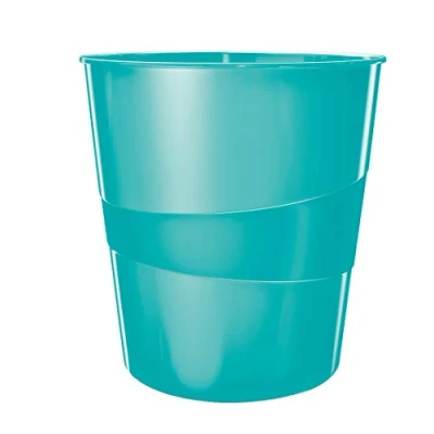 Afbeelding van Leitz papierbak WOW 15 liter ijsblauw