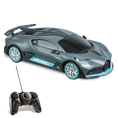 Afbeelding van MONDO Bugatti Divo 63705 Motors, 2,4 GHz, model op schaal 1:24, tot 8 km/u snelheid, speelgoedauto voor kinderen 63605, kleur lichtblauw