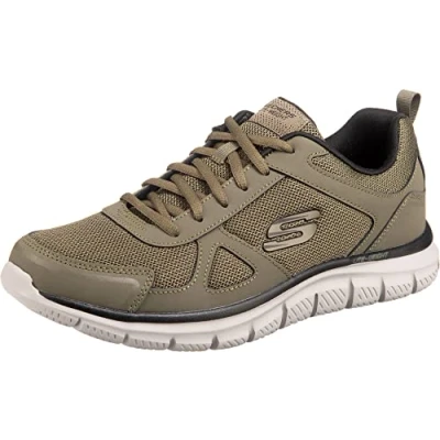 Afbeelding van Skechers Track Scloric heren Sneaker,Olive,45.5 EU