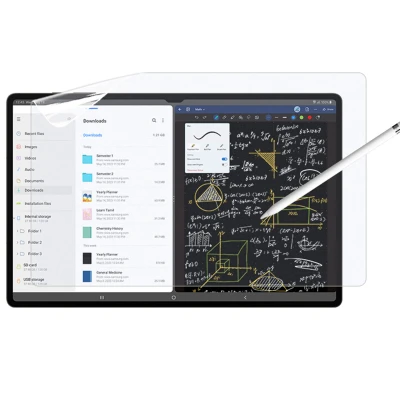 Afbeelding van Screenprotector Samsung Galaxy Tab S9 Ultra: Accezz Paper Feel Folie (plastic)