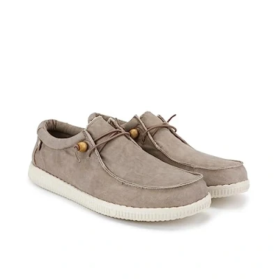 Afbeelding van Walk in Pitas WP150 Wallabi Washed Sportieve veterschoenen, Maat: 41, Beige Katoen
