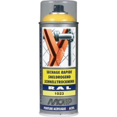 Afbeelding van motip industrial ral 1023 verkeers geel 400 ml 07071