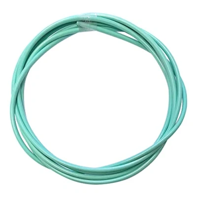 Afbeelding van cyclingcolors Remslang voor fiets, 5 mm, universele kabel, MTB, straat, stadsinleg, performance, 3 m (hemelsgroen)
