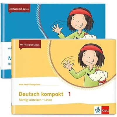 Afbeelding van Mathe + Deutsch kompakt 1: 2 Übungshefte im Paket: kompakt, Klasse 1