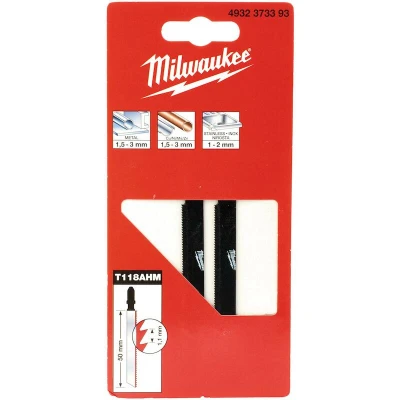 Afbeelding van Decoupeerzaagblad Inox T 118 Ahm 50 X 1,1Mm (2 Stuks)