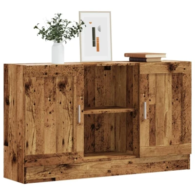 Afbeelding van vidaXL Dressoir 120x30,5x70 cm bewerkt hout oud houtkleurig