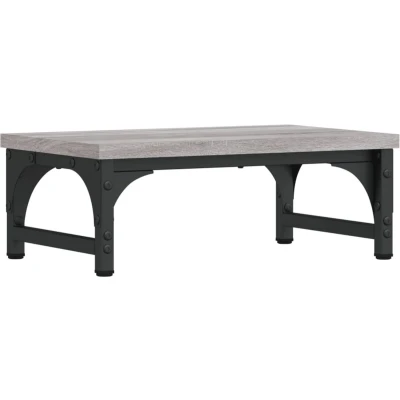 Afbeelding van vidaXL Monitorstandaard 37x23x14 cm bewerkt hout grijs sonoma eiken