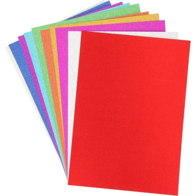 Afbeelding van Creative Craft Group Glitterkarton A4, 10 vellen
