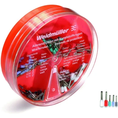 Afbeelding van weidmuller adereindhuls box 902541 9025410000