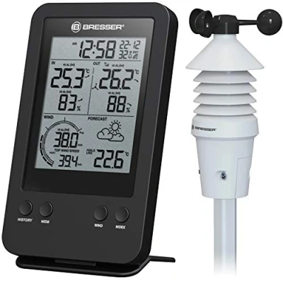 Afbeelding van Bresser Optik Pro 3 in 1 7002531 Draadloos weerstation Verwachting voor 12 tot 24 uur
