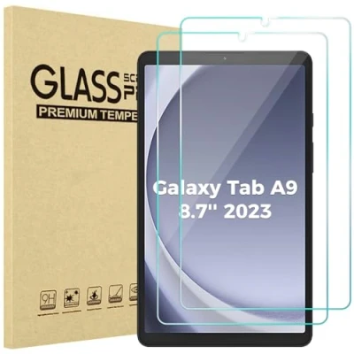 Afbeelding van ProCase 2 Pack voor Galaxy Tab A9 8,7 inch 2023 Screen Protector X110/X115/X117, Gehard Glas Clear Film Guard SM X110/X115/X117