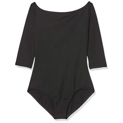 Afbeelding van Capezio Ca1Ev 126 Team Basic Boothals 3/4 Mouw Turnpakje Basics Zwart, X Small