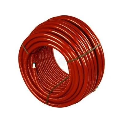 Afbeelding van 16mm x 2,00 Lengte: 75 meter Rood geïsoleerd 6mm Unipipe Alu/Pex. Artikelnr: 1091713