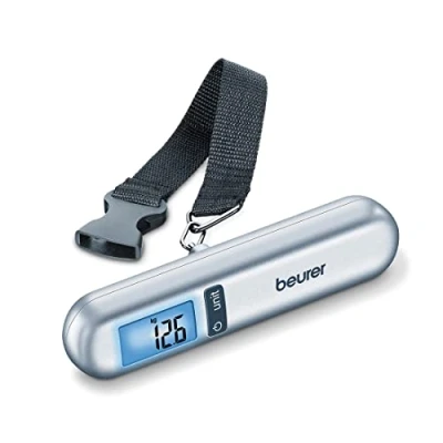 Afbeelding van Beurer 732.12 Kofferweegschaal Weegbereik (max.) 40 kg Resolutie 10 g Zilver