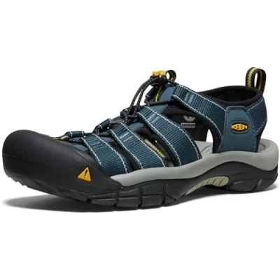 Afbeelding van Keen Newport H2 Outdoorsandalen, Heren, Maat: 42, Navy/medium grey Textiel