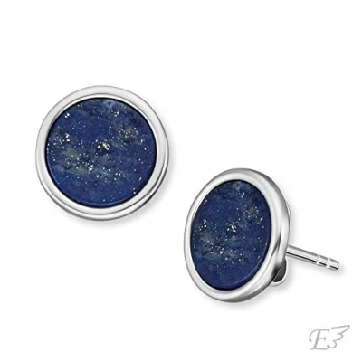 Afbeelding van Engelsrufer Oorbellen, Dames, Maat: One Size, Silber/blau