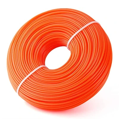 Afbeelding van FEPITO Maaidraad rond oranje 2,4 mm x 96 m trimmerdraad bosmaaier draad