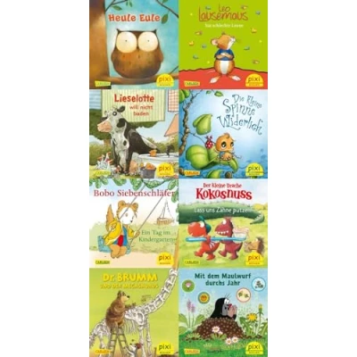 Afbeelding van Pixi 8er Set 297: Pixis liebste Kinderbuch Helden (8x1 Exemplar)