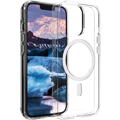 Afbeelding van Apple iPhone 13 Pro Max MagSafe Hoesje Gerecycled Kunststof dbramante1928 Hardcase/Backcover Transparant Telefoonhoesje Shockproof/