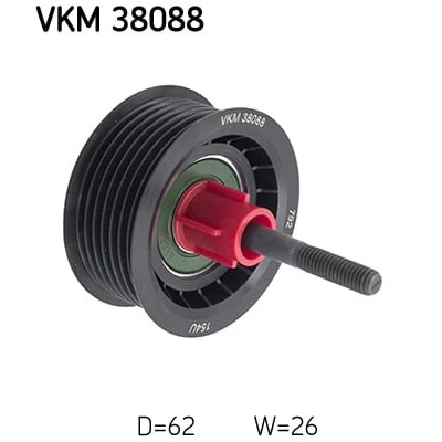 Afbeelding van Skf Geleiderol (poly) V riem VKM 38088