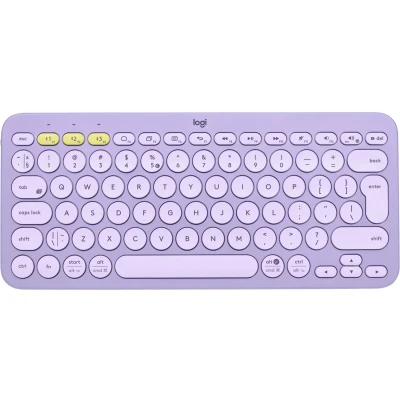 Afbeelding van Logitech K380 Draadloos Bluetooth Toetsenbord Qwerty Lavender