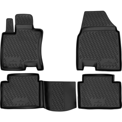 Afbeelding van WALSER XTR rubberen voetmatten compatibel met Nissan Qashqai +2 I uitgebreide versie 12/2006 04/2014