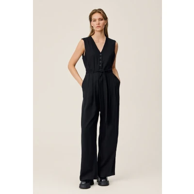 Afbeelding van MSCH Copenhagen Mschasana Jumpsuit, Dames, Maat: Medium, Black