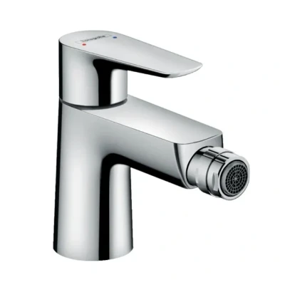 Afbeelding van Hansgrohe Talis E 1 grps bidetmengkraan met push open afvoergarnituur
