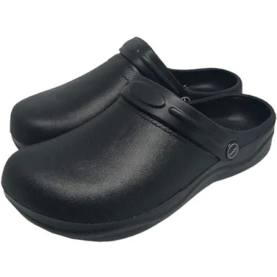 Afbeelding van REIS BCLAB LAB Unisex EVA Verstoppen met Dubbele Functie Hielband Ideaal voor Laboratoria en Apotheken, Kleur: Zwart, Maat: 43