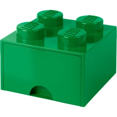 Afbeelding van LEGO® Opbergbox met Lade Groen 25 x 18 cm