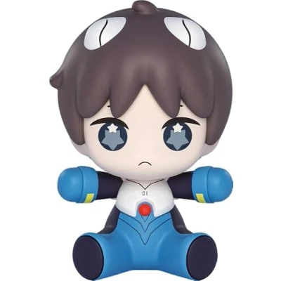 Afbeelding van Good Smile Company Neon Genesis Evangelion: Rebuild of Evangelion Huggy Chibi Figure Shinji Ikari: Plugsuit Ver. 7 cm Mini Figuur