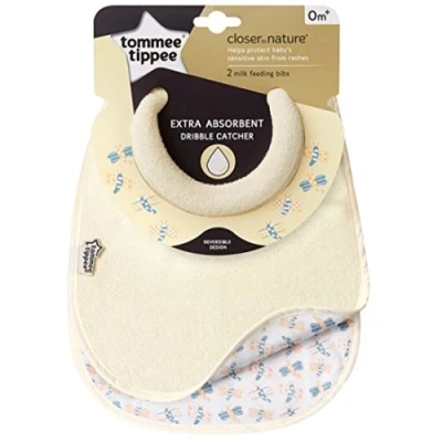 Afbeelding van Tommee Tippee Dribble Catcher Blue 2 Slabbetjes