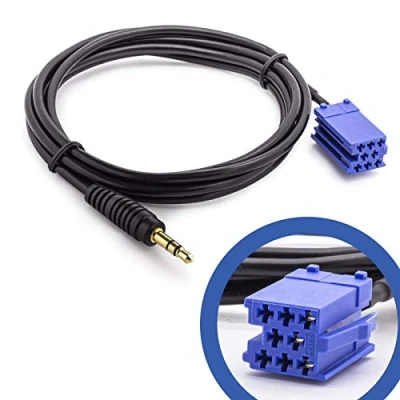 Afbeelding van Adapter Universe Auto Aux Line in adapterkabel 3,5 mm jack compatibel met Audi VW Blaupunkt Becker Radios