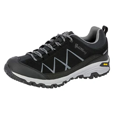 Afbeelding van Bruetting Kansas uniseks volwassene halfhoge trekking &amp; wandelschoenen Wandel, Schwarz (Schwarz/Anthrazit), 38 EU
