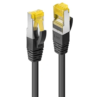 Afbeelding van LINDY 47312 RJ45 Netwerkkabel, patchkabel CAT 6a (losse kabel 7) S/FTP 7.50 m Zwart Snagless 1 stuk(s)