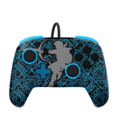 Afbeelding van PDP Wired Rematch Controller Zelda Sheikah Shoot Glow in the Dark