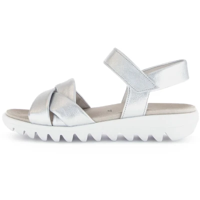 Afbeelding van Gabor Sandalen, Dames, Maat: 42, Silber Schoenen