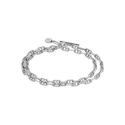 Afbeelding van Fossil Roestvrij stalen damesarmband met karabijnsluiting