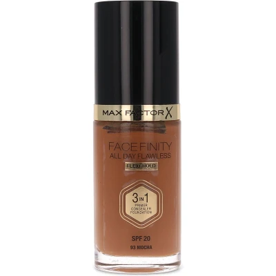 Afbeelding van Max Factor Facefinity All Day Flawless 3 in 1 Flexi Hold Foundation 93 Mocha